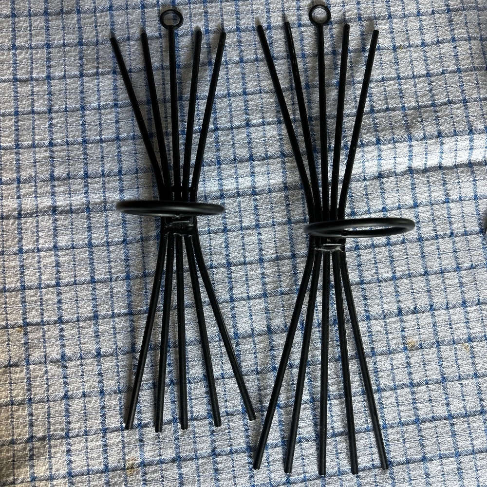 MCM style wall candle sconce